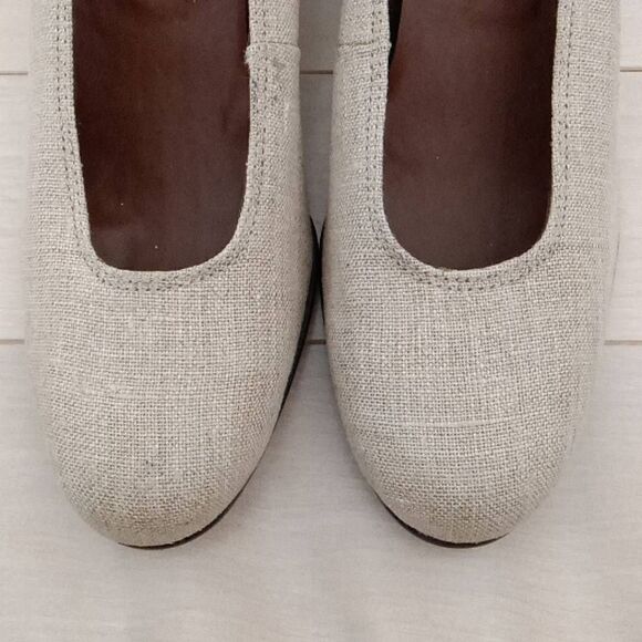 Etienne Aigner Women's Paloma Chunky Pump Heel Tan Size 7.5M - Picture 4 of 7